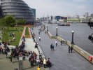 Londres. Les quais ensoleillÃ©s.